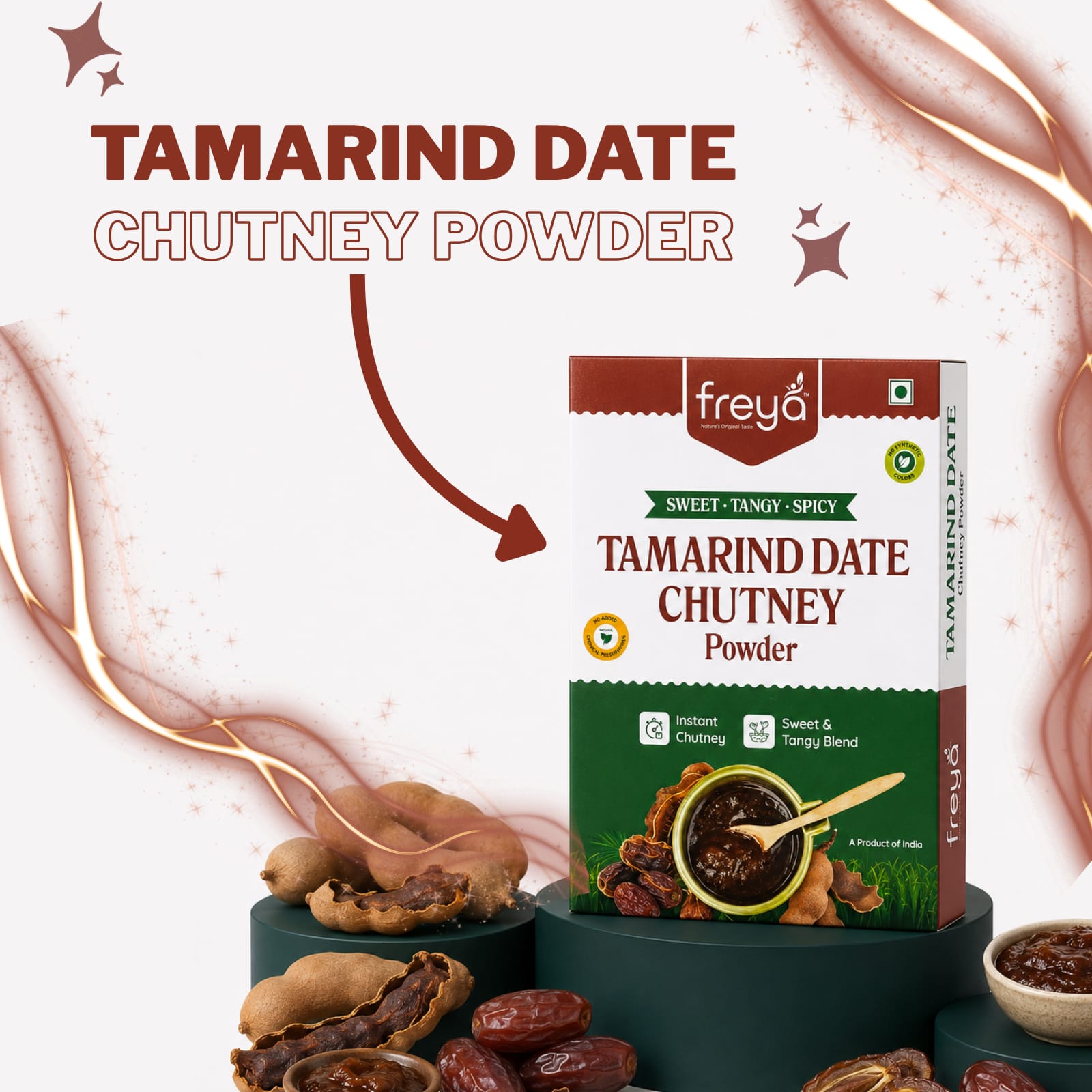 Instant Tamarind Date Chutney Powder