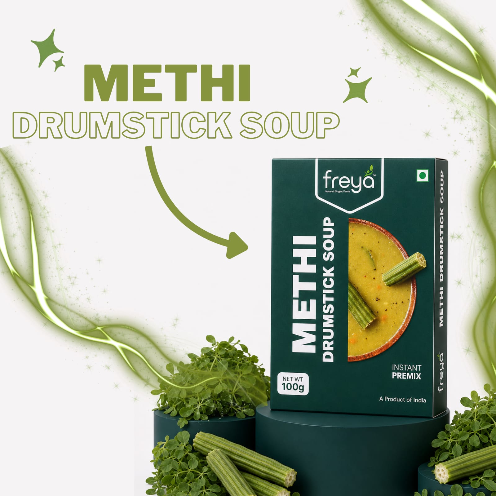 Instant Methi Drumstick Soup Powder