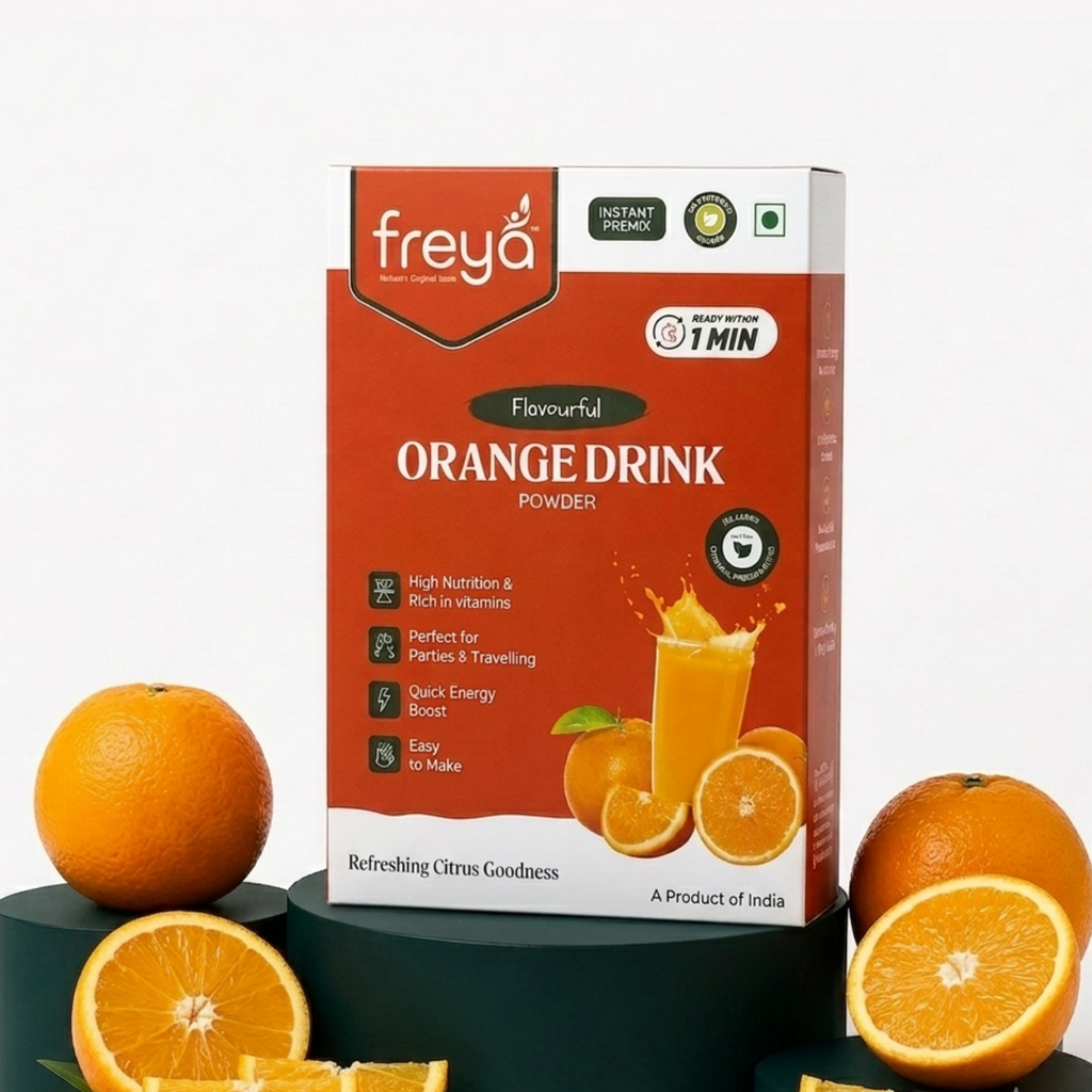 Instant Orange Drink Powder