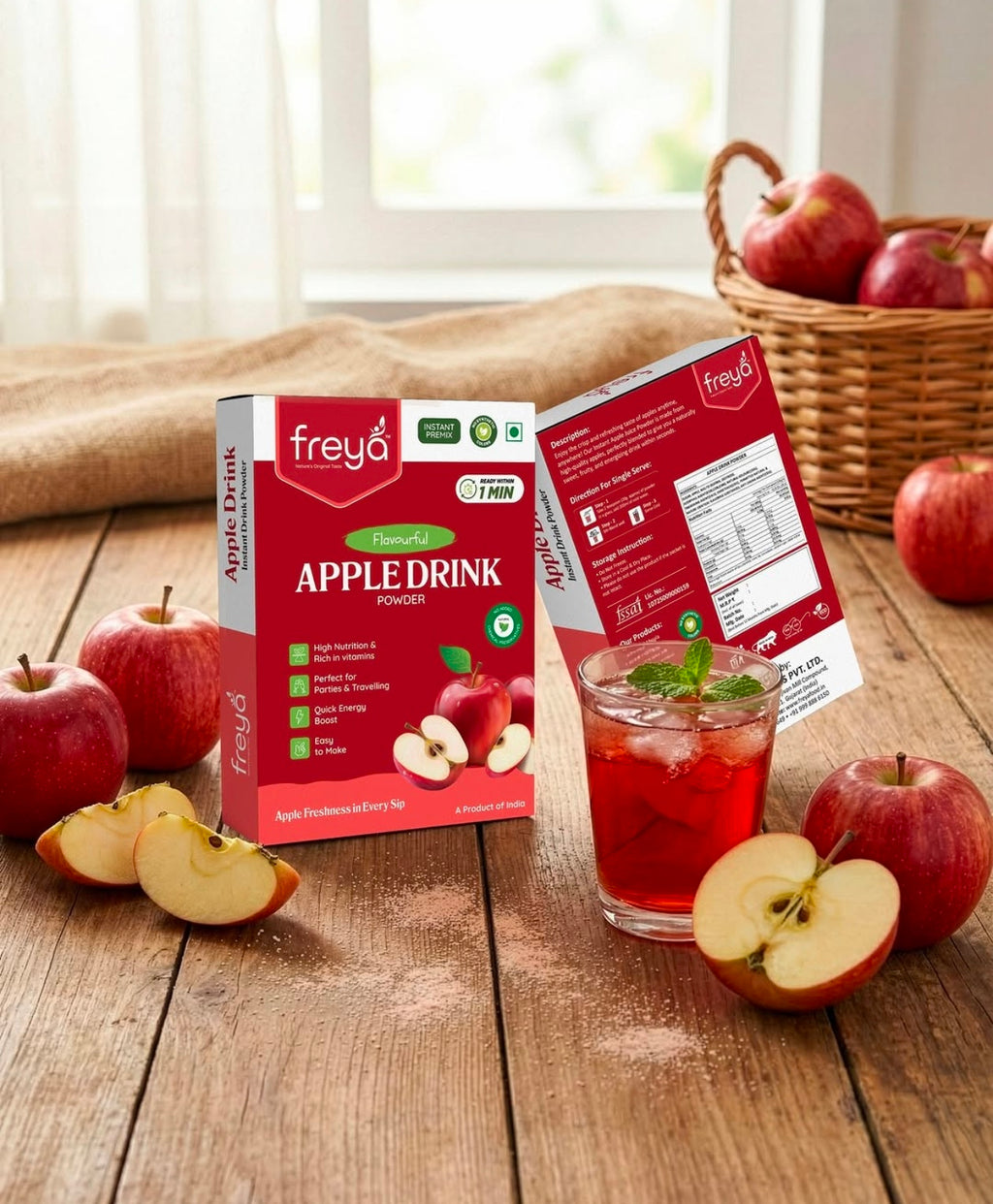 Instant Apple Drink Powder