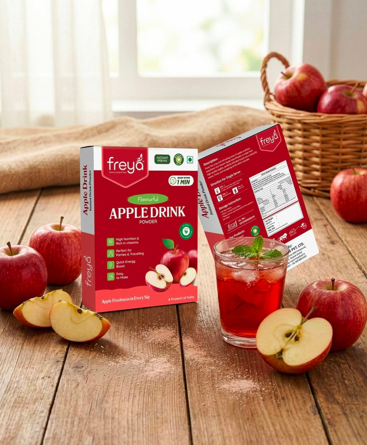 Instant Apple Drink Powder