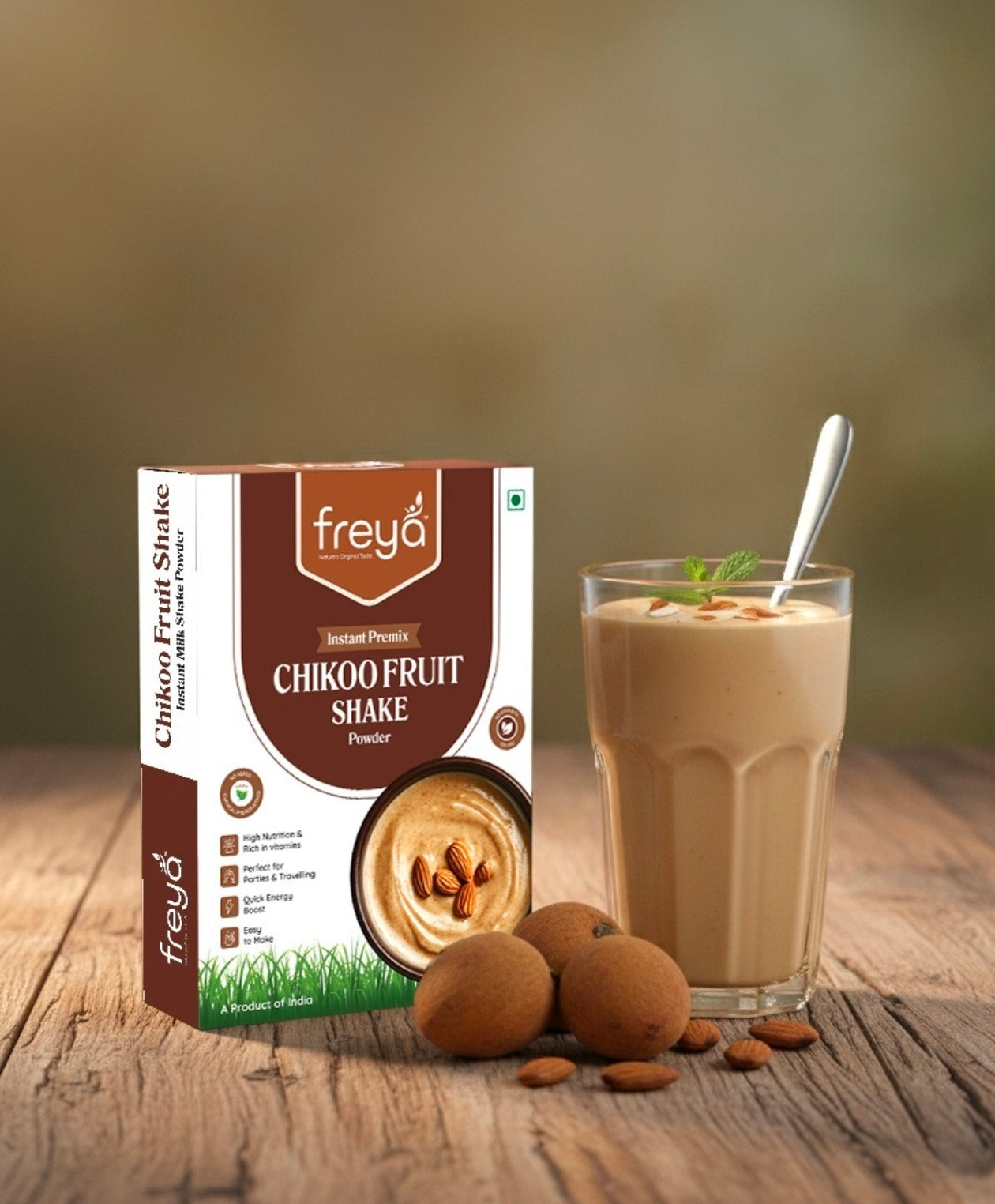 Instant Chikoo Milk Shake Powder