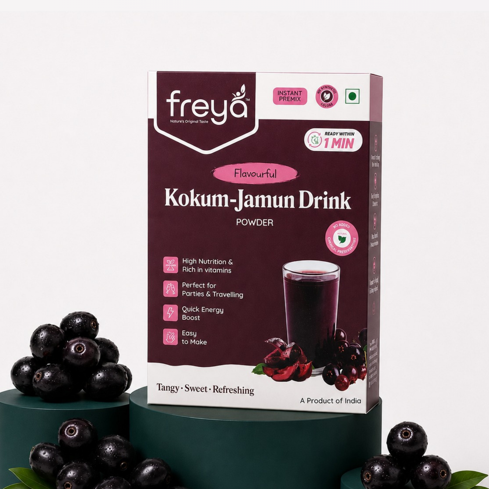 Instant Kokum Jamun Drink Powder