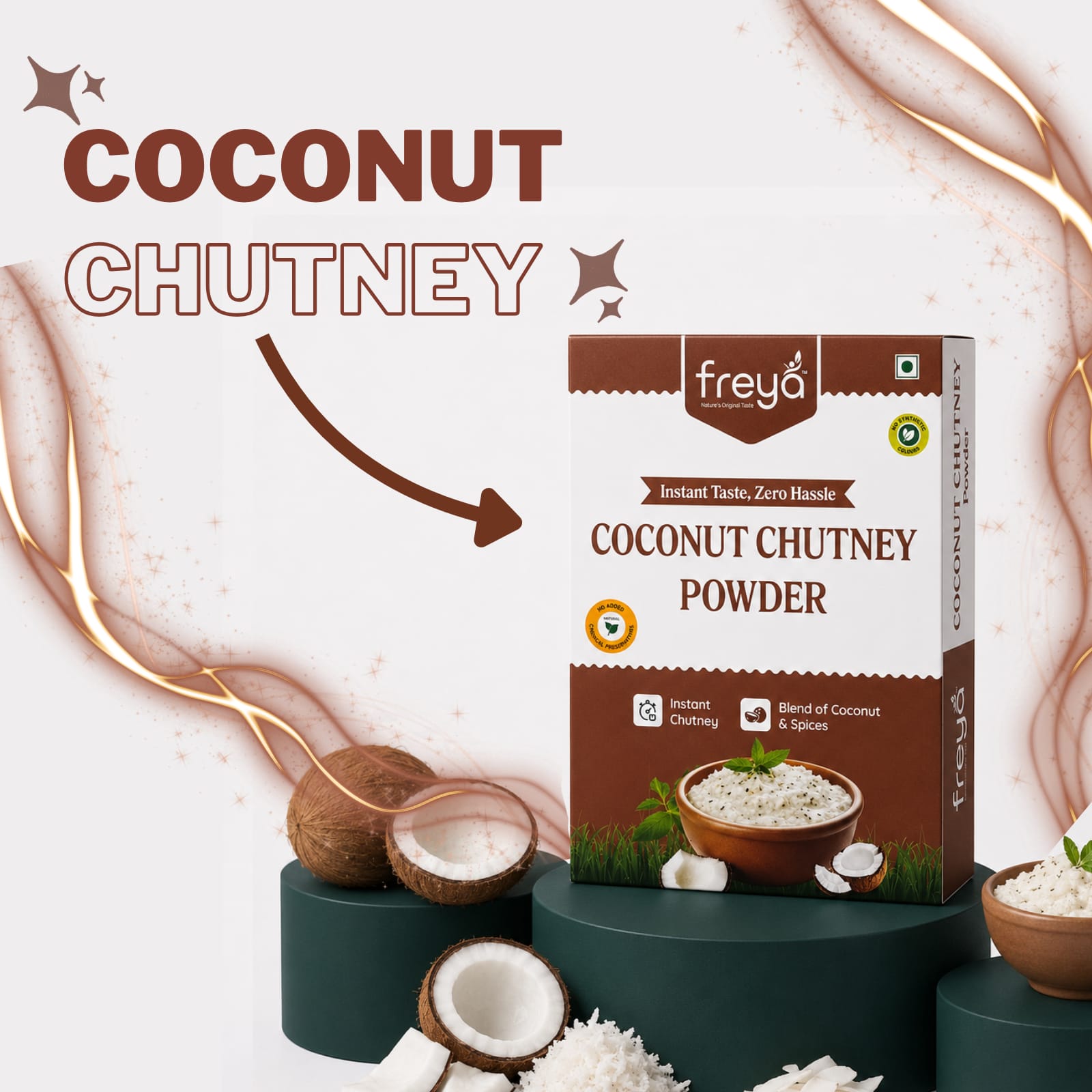 Instant Coconut Chutney Powder