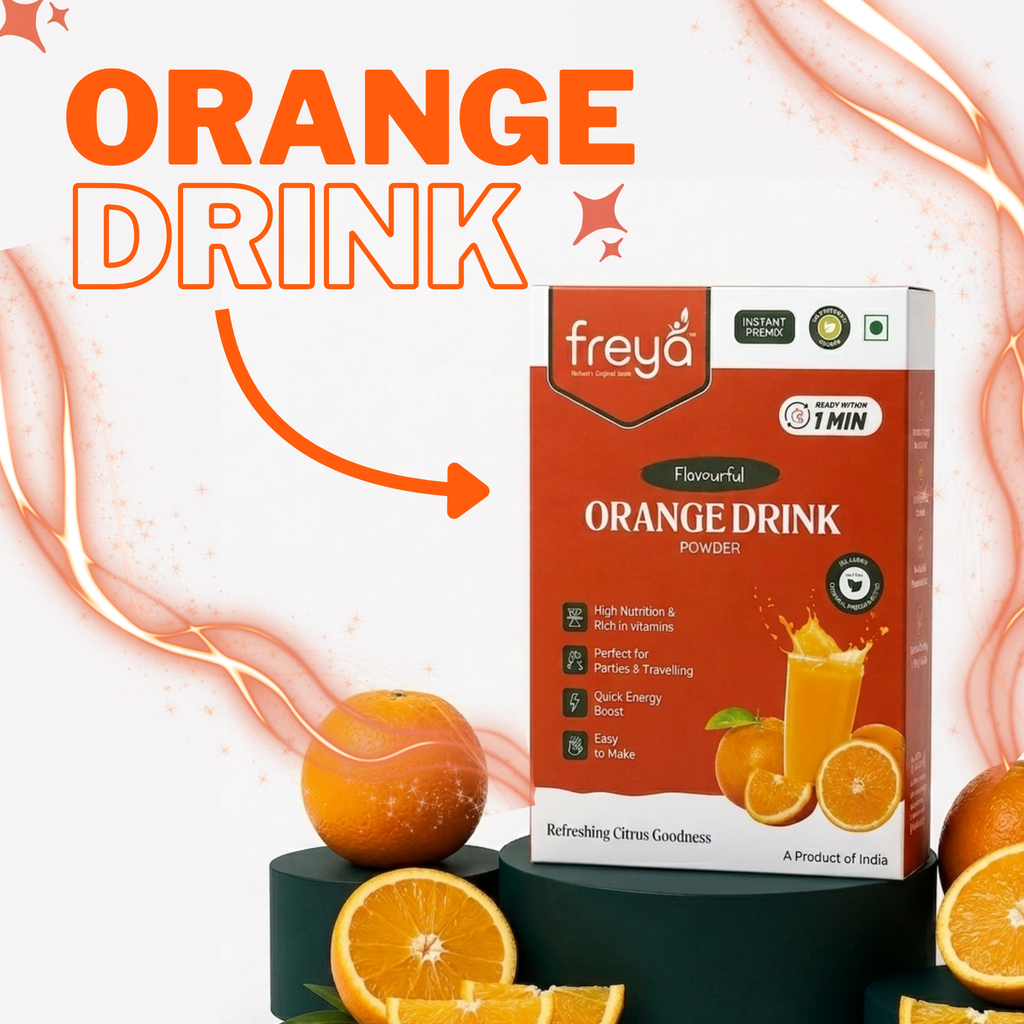 Instant Orange Drink Powder